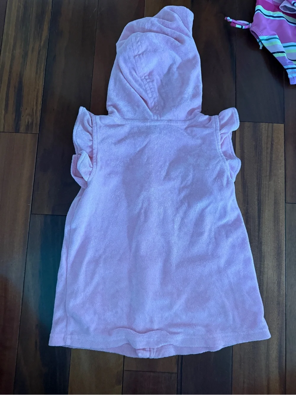Lot of 3T Girls Swim Reusable Water Diapers, Cover Up, Long Sleeve Swimsuit